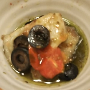 白身魚とプチトマトのバジルソテー